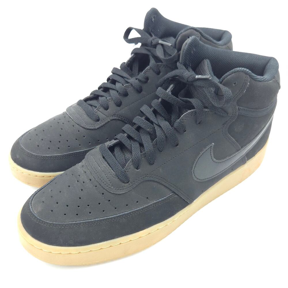 Nike Court Vision Mid Men's Size 13 Black Gum CD5466-006